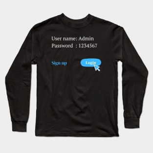 Login Long Sleeve T-Shirt